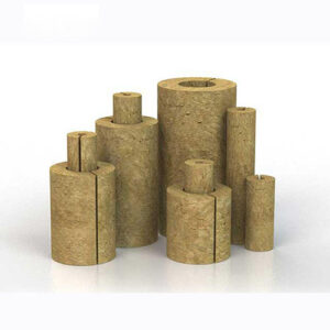 Density 125 kg/m3 Rock Mineral Wool Insulation rock wool pipe cover